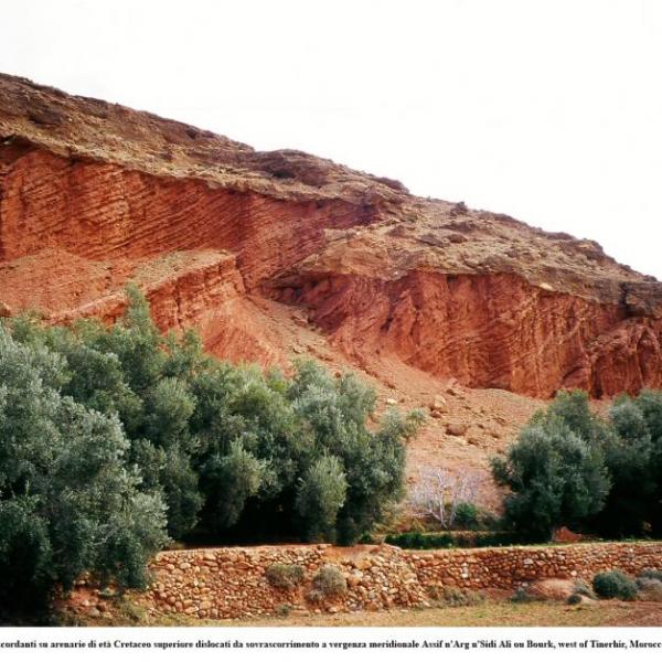 Foto di affioramenti del Marocco