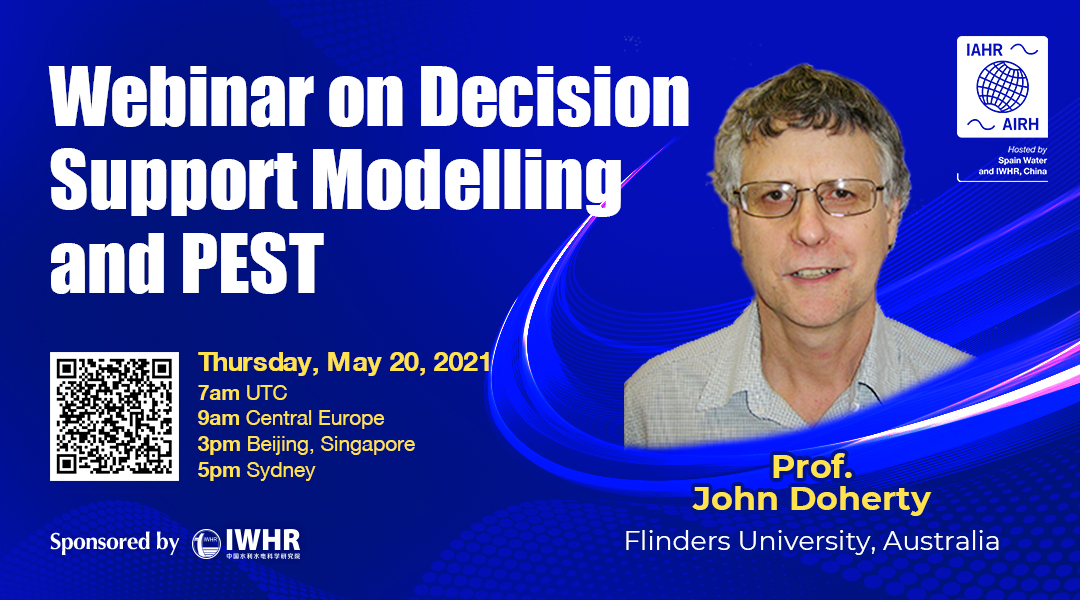 Avviso webinar IAHR - Webinar on Decision Support Modelling and PEST