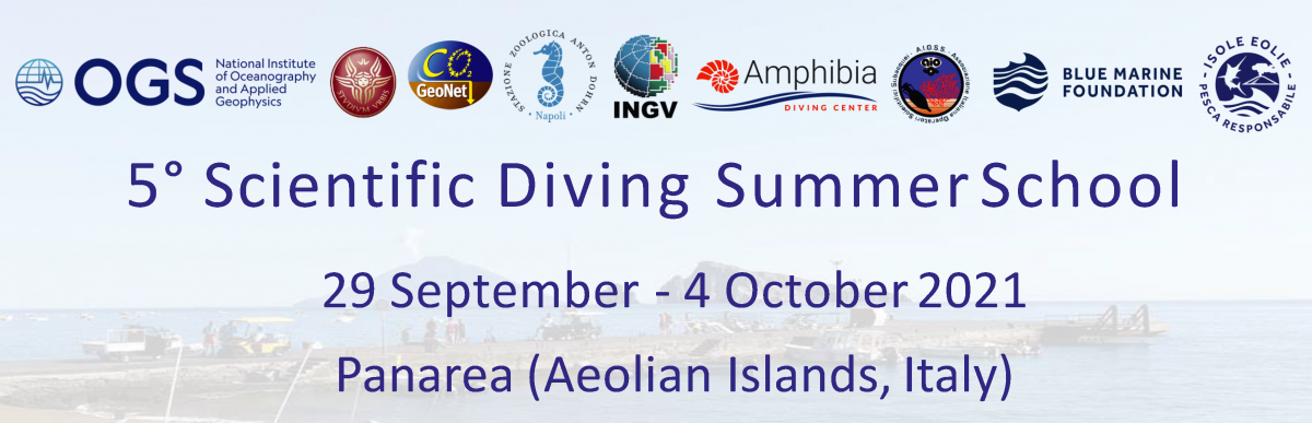 5a Scientific Diving Summer School - 29 September-4 October 2021 Panarea (Aeolian Islands, Italy)