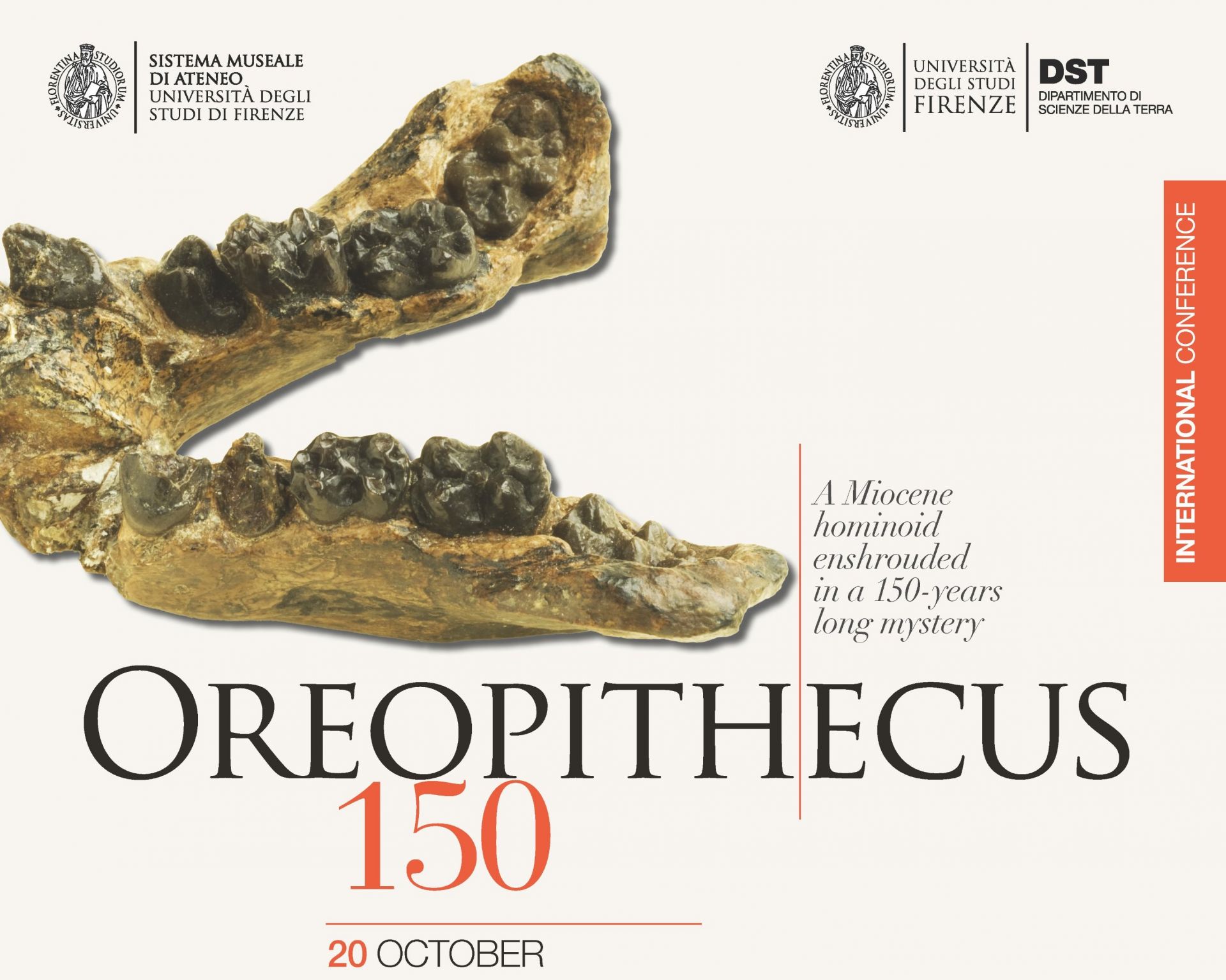 Oreopithecus150: Extension of the registration deadline