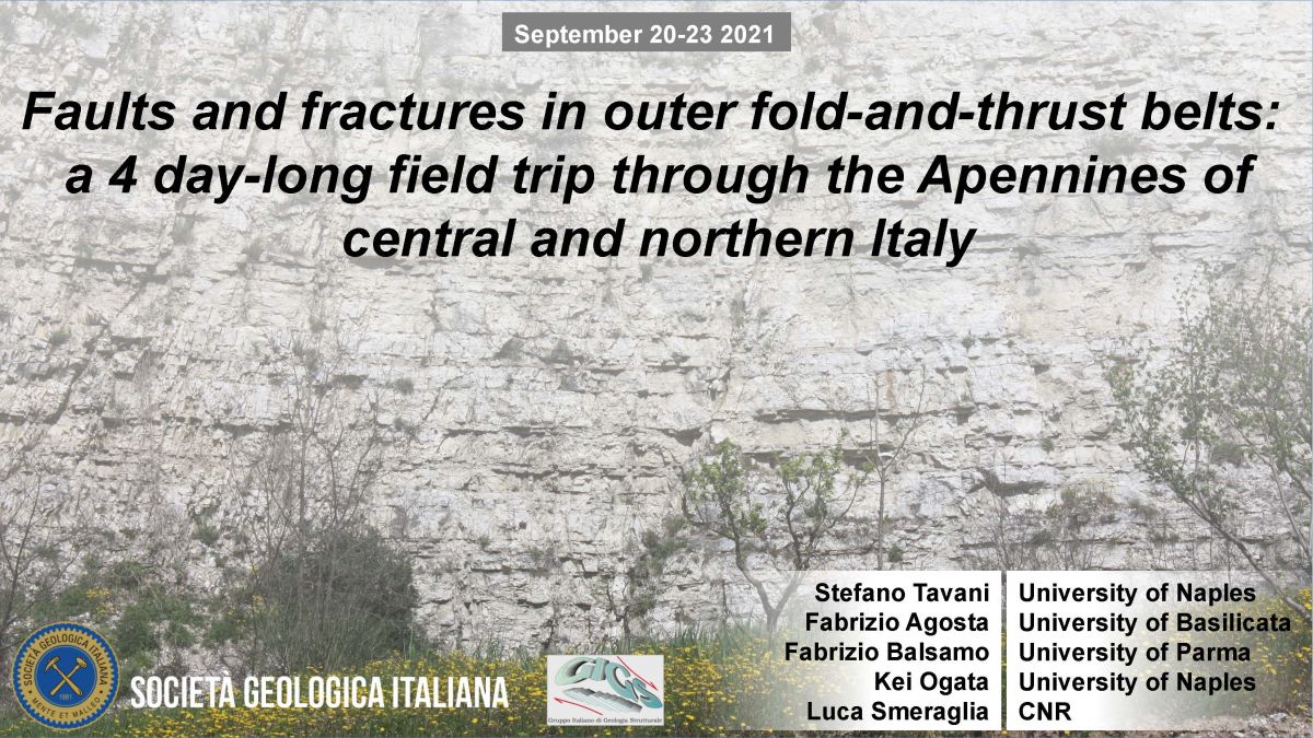 Faults and fractures in outer fold-and-thrust belts: a 4 day-long field trip through the Apennines of central and northern Italy