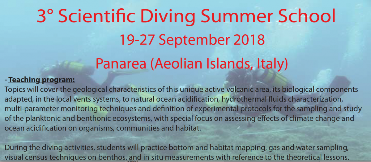 3&deg; Scientific Diving Summer School