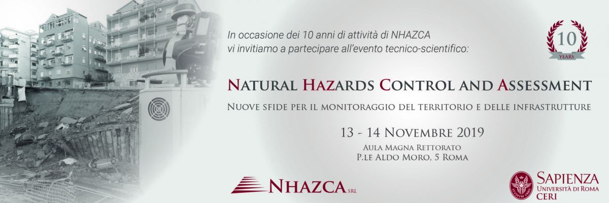 Natural Hazards Control and Assessment: Nuove Sfide per il Monitoraggio del Territorio e delle Infrastrutture