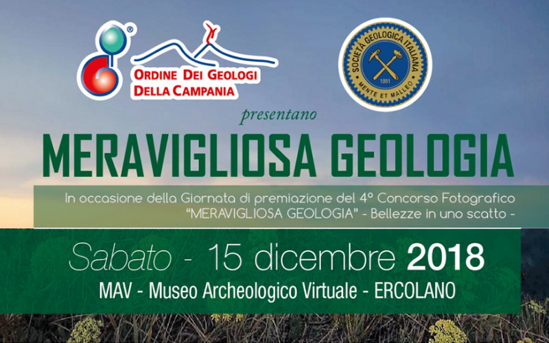 Cerimonia di premiazione del 4&deg; Concorso fotografico 'Meravigliosa Geologia' - Bellezze in uno scatto