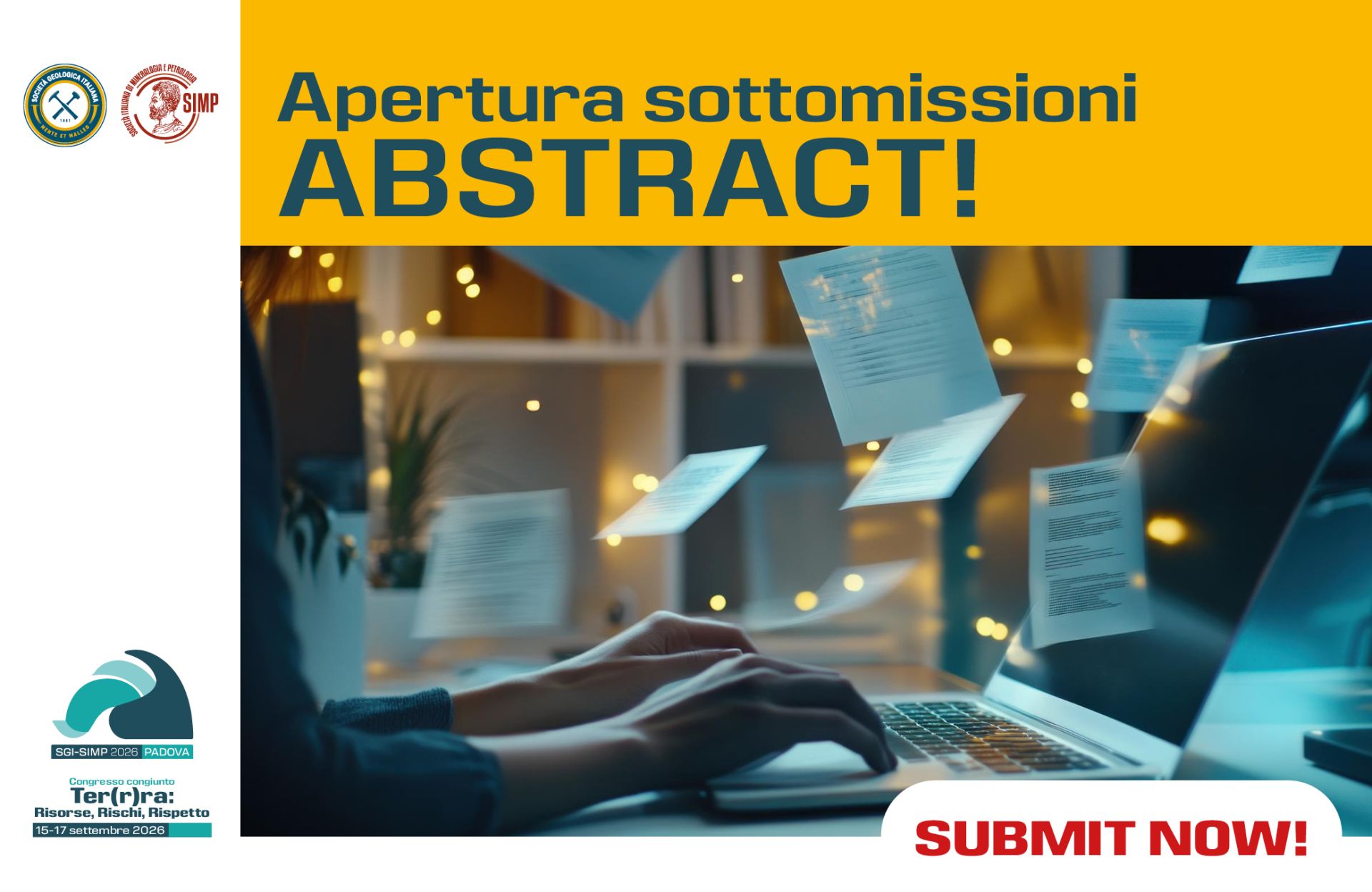 Call for abstract - Congresso congiunto SGI-SIMP