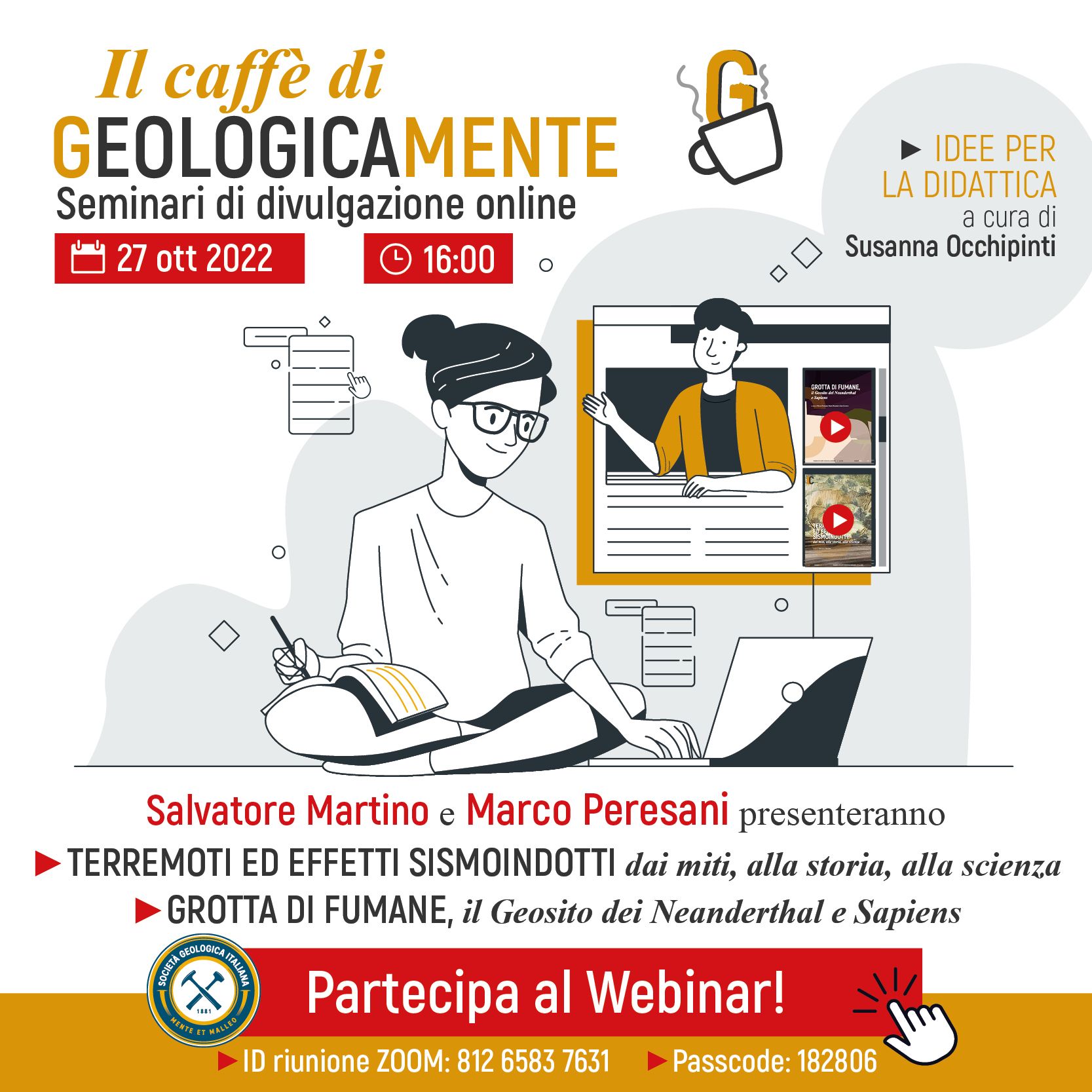 IL CAFF&Egrave; DI GEOLOGICAMENTE - SEMINARI DI APPROFONDIMENTO ONLINE