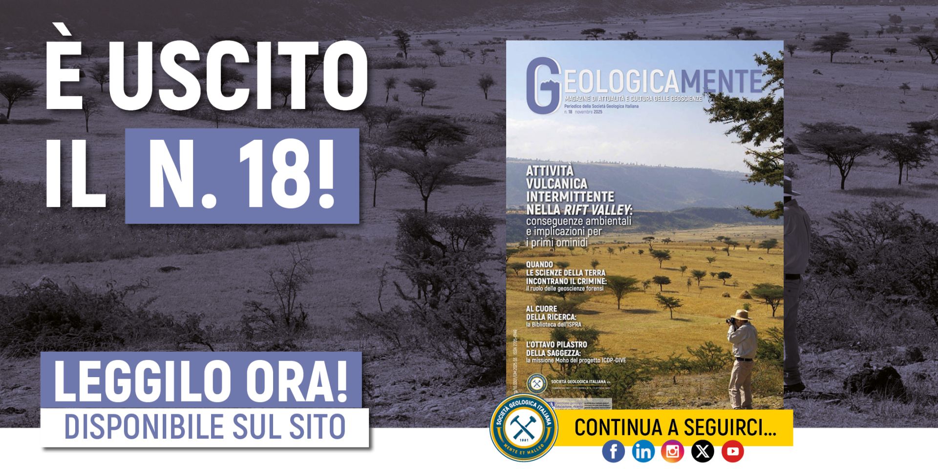 Geologicamente n. 18 &egrave; online