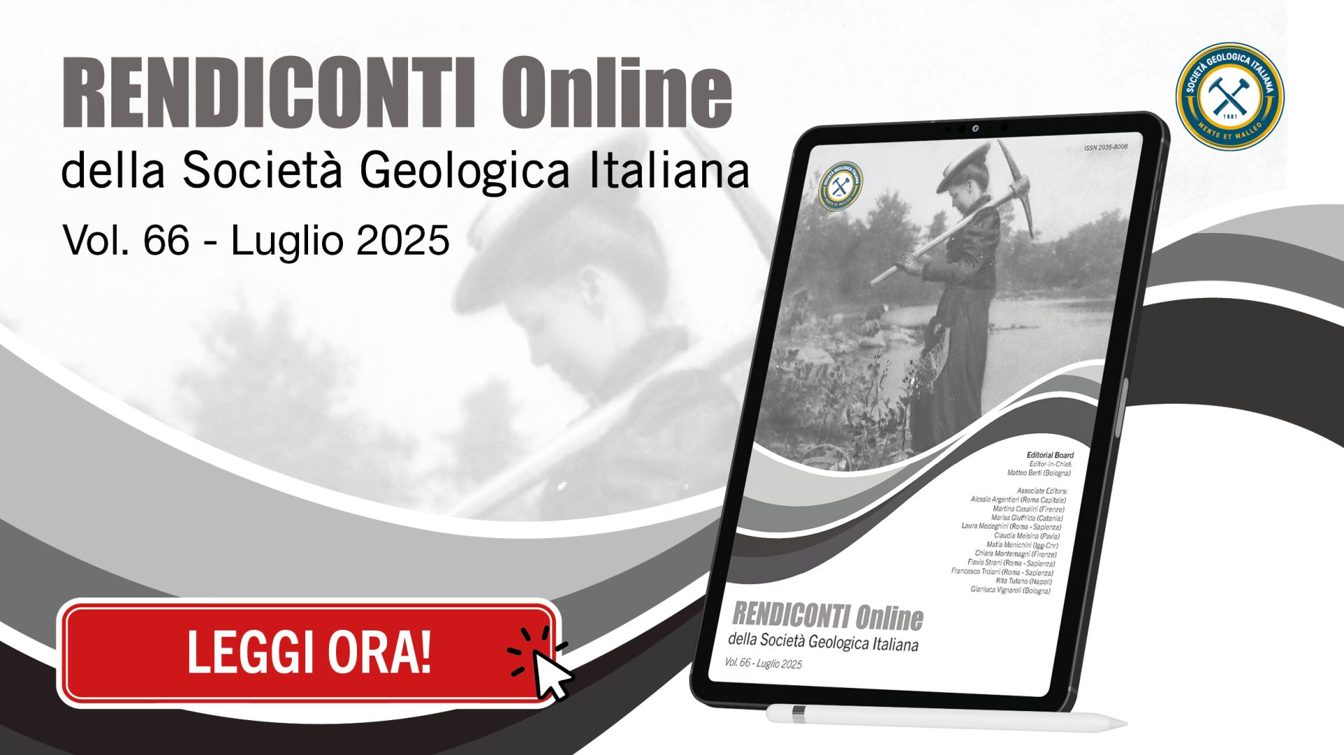 Pubblicazione del volume 66 dei Rendiconti Online SGI